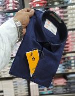 Premium Royal Blue Indian Fabric Shirt