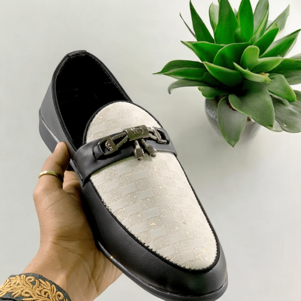 Fashionable Black tercel loafer  ( ST201 )
