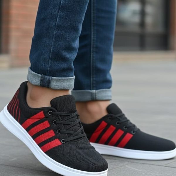 Exclusive Premium & Fashionable Sneaker (Agun Red)