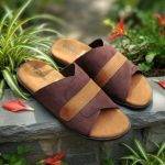lide sandels brown and cochlate shoes for men.