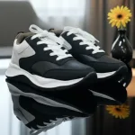 Sneakers multicolour black light weight rubber sool shoes for boys.