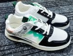 White multicolour artistic converse for casual sneakers for boys. - Image 4