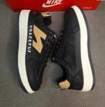 Black N high quality mesh leather lace free casual lightweight sneakers for men. - Image 2