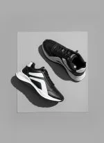 Men’s sneakers lace free design (black) shoes classical design. - Image 4