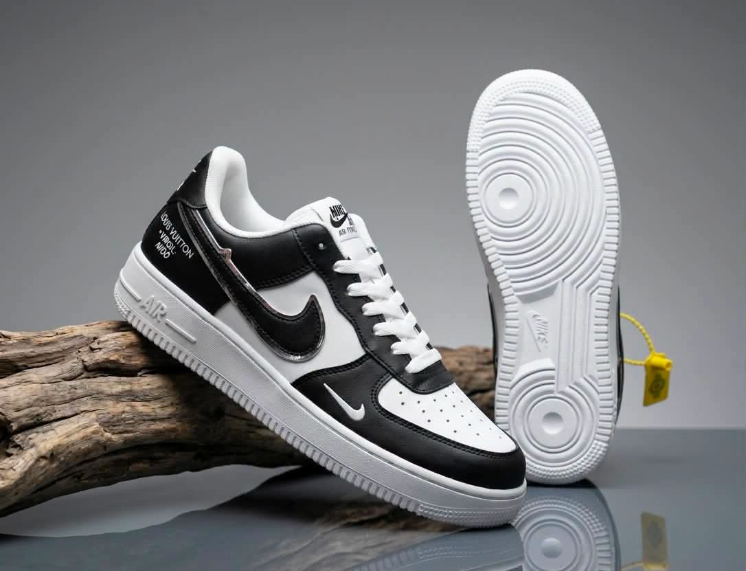 mklpo Black premium air black sneakers lace UP premium shoes for men. - Image 1