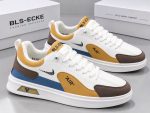BANGUARD (brown) white sool new jordan sneakers lace free premium shoes for men. - Image 5