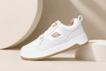 Red tape cream colour bond street lace up sneakers for men.
